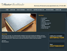Tablet Screenshot of masterbookbinder.com